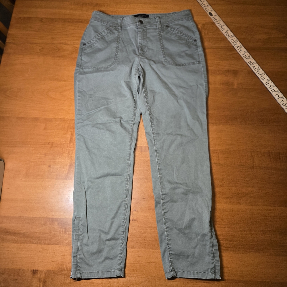 Talbots Women's Straight Leg Jeans in Gray